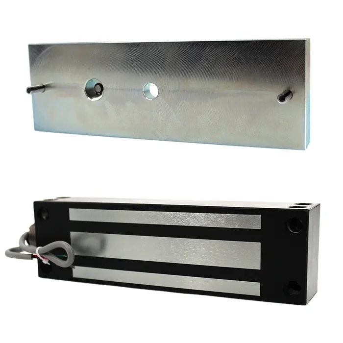 1200lbs Weather Resistant Maglock – 12VDC/24VDC Satin Aluminum