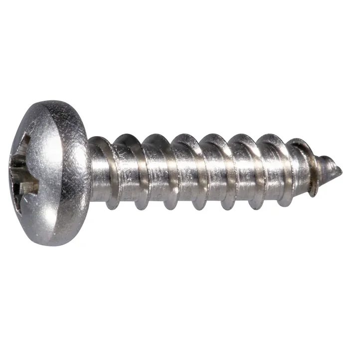 14 x 1″ 316 Stainless Steel Phillips Pan Head Sheet Metal Screws