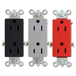 15A Decorator Spec Grade Outlet Receptacles, Pass & Seymour 26242