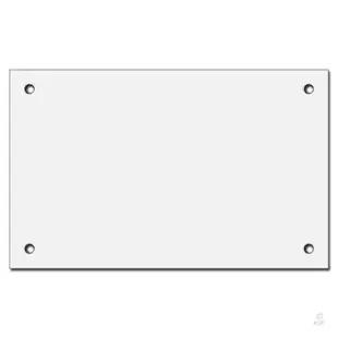 16‘‘ x 10‘‘ Flat Panel Wall Plate Cover for Large Box – Corner Screws