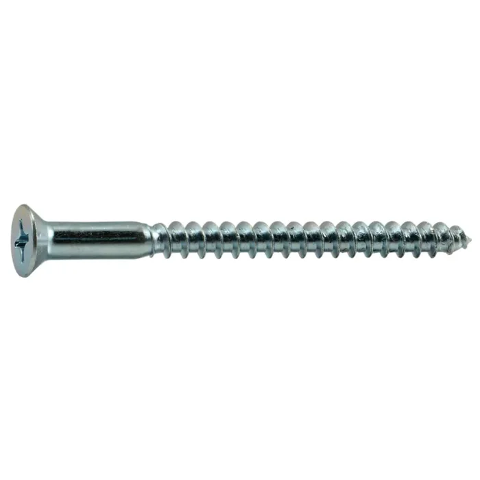 16 x 3-1/2″ Zinc Plated Steel Phillips Flat Head Wood Screws