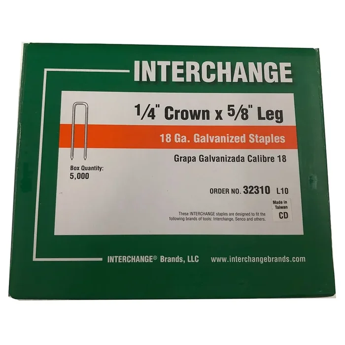 18 Ga 1/4 Crown Staple 1/2″ 5M/Box – CARLSON SYSTEMS