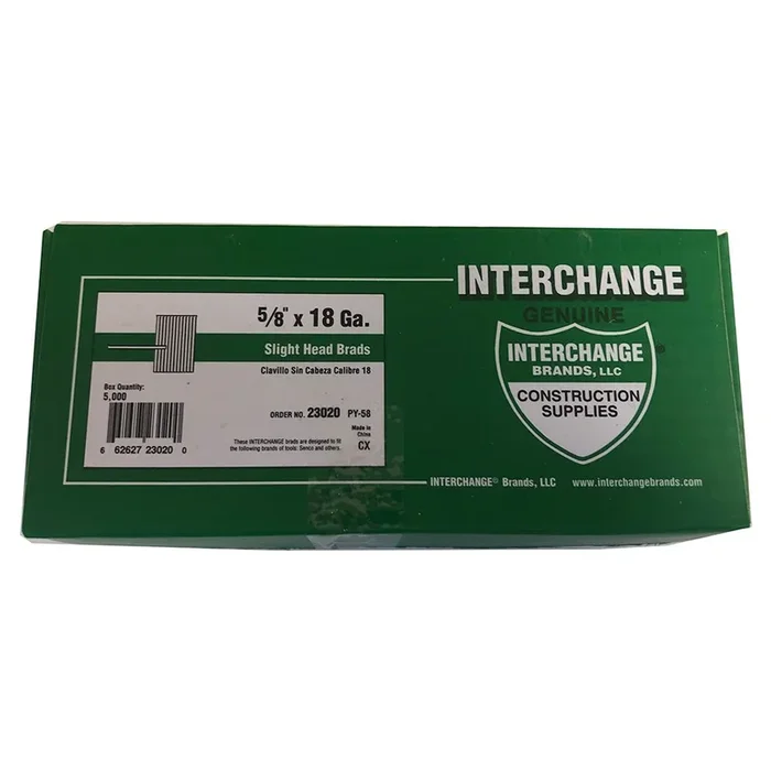 18 Ga Slight Head Nail 5/8″ 5M/Box – CARLSON SYSTEMS