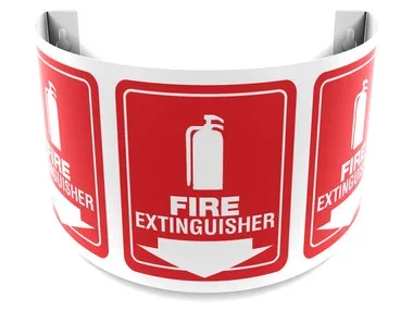 180D Projection Sign: Fire Extinguisher Spanish Panel Size: 6″ 1/Each – SHPSJ109