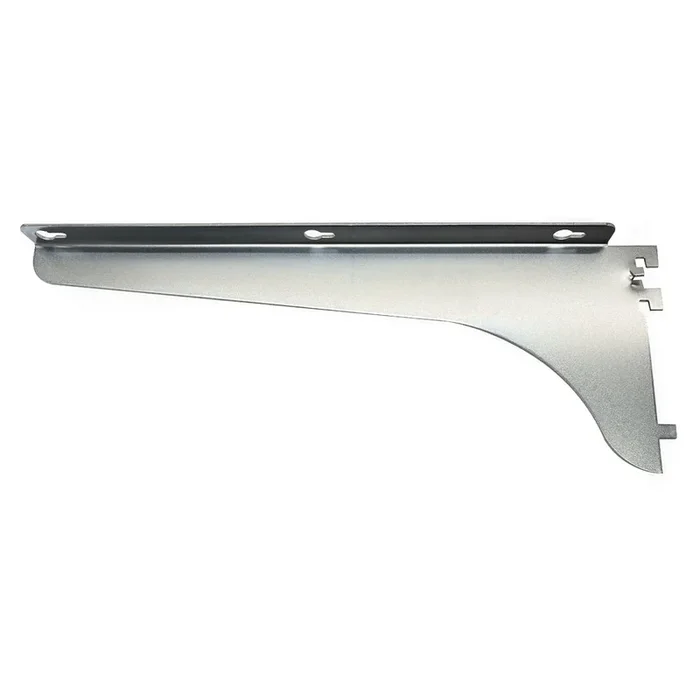 18in Left Hand Shelf Bracket ANOCHROME by KNAPE & VOGT