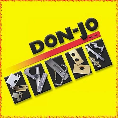 2-1/4″ Full Lip Strike with 2″ Extended Lip Black Finish by Don-Jo
