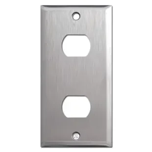 2.25″ Narrow 2 Despard Switchplate – 302 Grade Stainless Steel