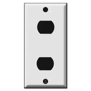 2.25″ Narrow Despard Switch Plates for Two Interchangeable Devices