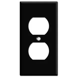 2.25″ Narrow Outlet Switch Cover – Black
