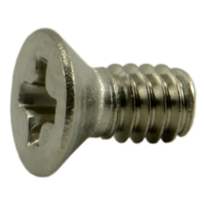 2-56 x 3/16″ 18-8 Stainless Steel Coarse Thread Phillips Flat Head Machine Screws