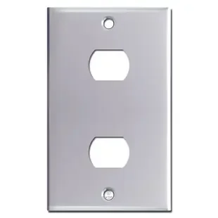 2 Despard Switch Wallplates – Polished Chrome