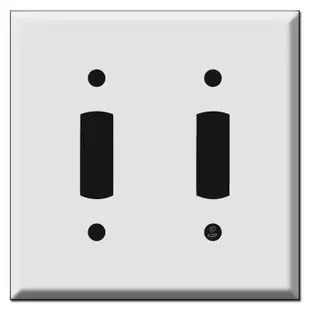 2 Fat Toggle Light Switch Cover for Vintage Wide Toggles