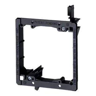 2-Gang Low Voltage Mounting Bracket for Old Work Construction