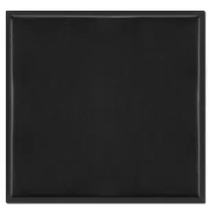 2-Gang No Hole All Blank Cover Wall Plate – Black