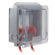 2-Gang Weather-Safe Locking In-Use Switch & Outlet Cover 73-in-1