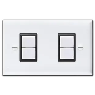 2 GE Low Voltage Switches & Wall Plate Cover Set – White