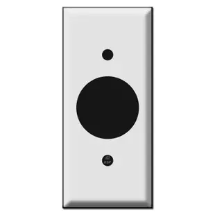 2‘‘ Narrow 1.4″ Round Outlet Cover Wallplate