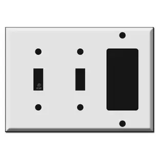 2 Toggle 1 Decora Switch Plate