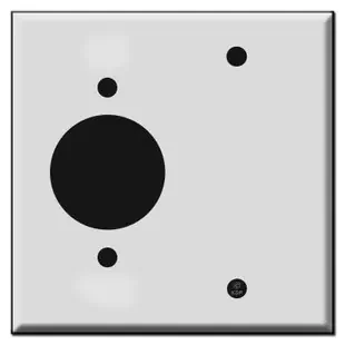 20A 220V 1.62″ Receptacle + Blank Wall Plate Covers