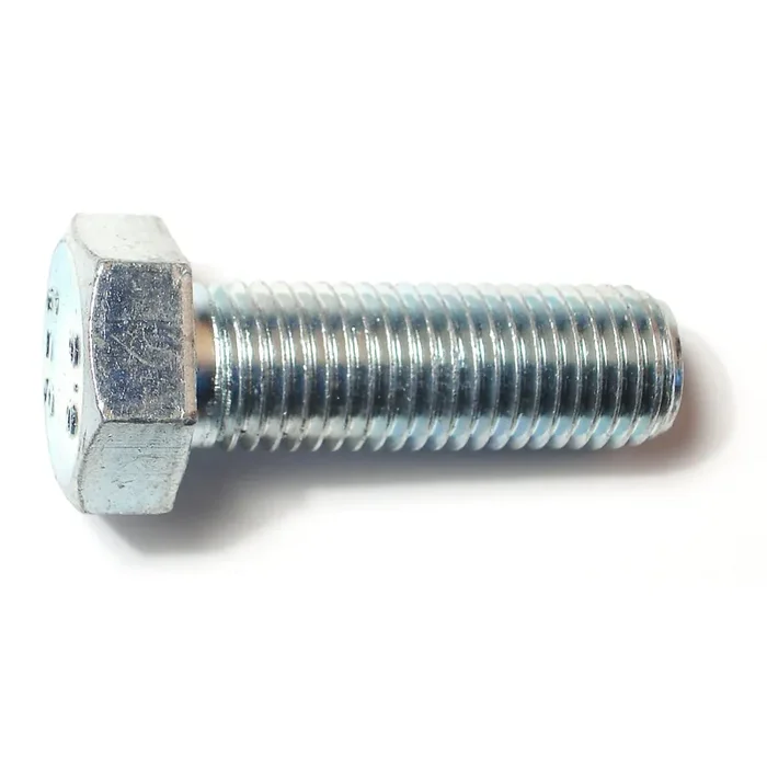 20mm-2.5 x 60mm Zinc Plated Class 8.8 Steel Coarse Full Thread Hex Bolts