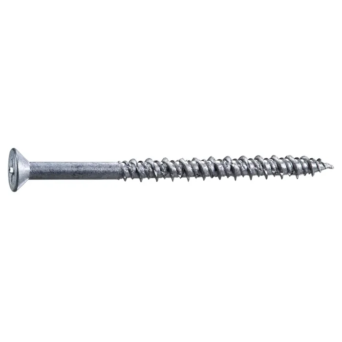 3/16″ x 2-3/4″ 410 Stainless Steel Coarse Thread Flat Head Phillips Masonry Screws