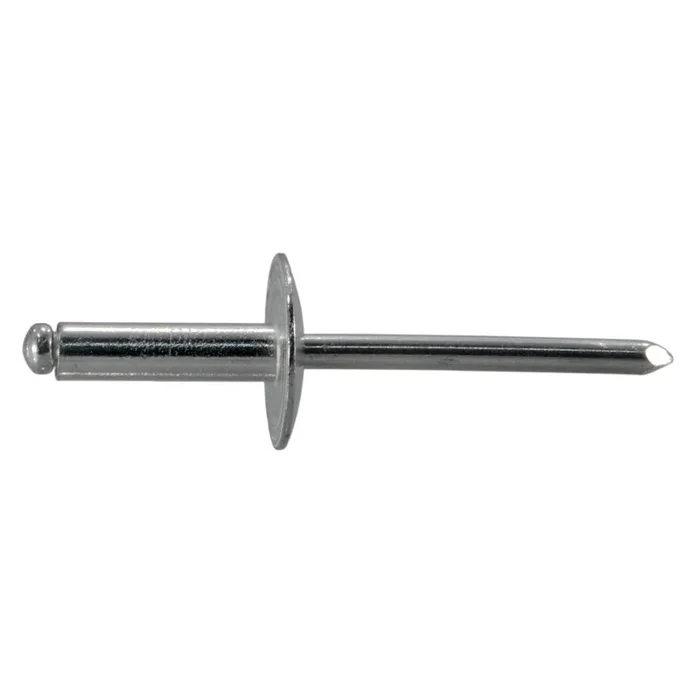 3/16″ x 3/8″ x 1/2″ Aluminum Large Flange Head Pop Rivets