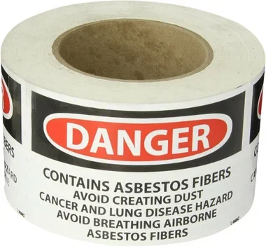 3×5 Danger Asbestos Labels/500