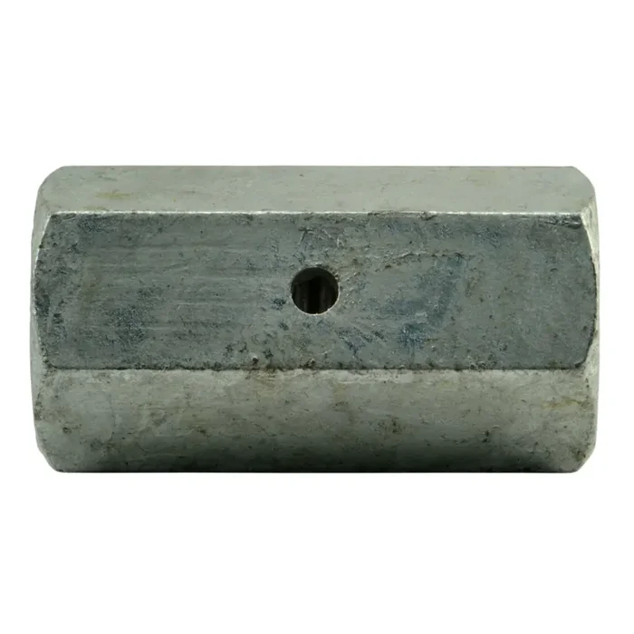 3/4″-10 x 2-1/4″ Hot Dip Galvanized Steel Coarse Thread Inspection Hole Coupling Nuts
