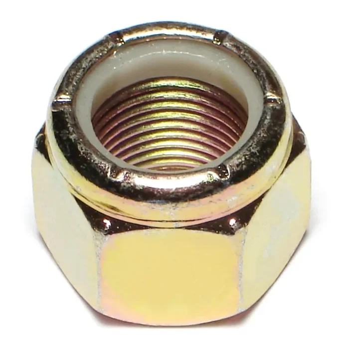 3/4″-16 Zinc Plated Grade 8 Steel Fine Thread Nylon Insert Lock Nuts