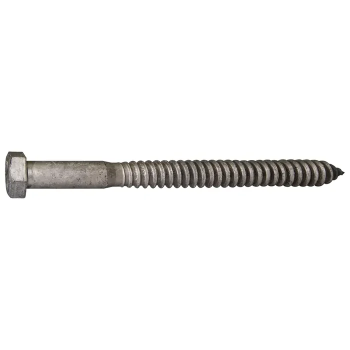 3/4″ x 9″ Hot Dip Galvanized Steel Hex Head Lag Screws