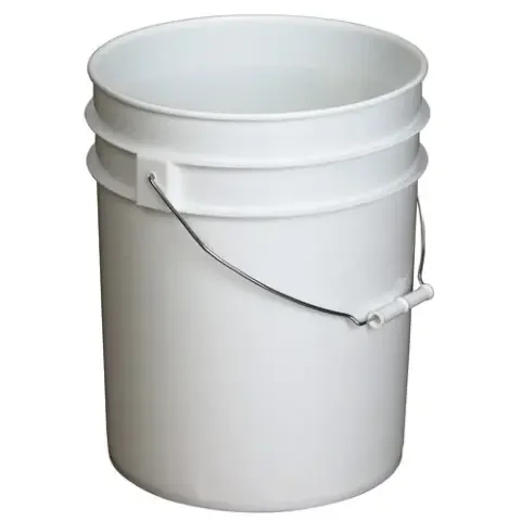3.5gal Poly Bucket White