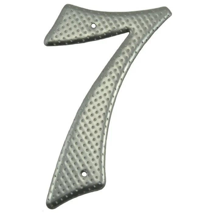 3.75″ – “7” Silver Colored Aluminum House Numbers