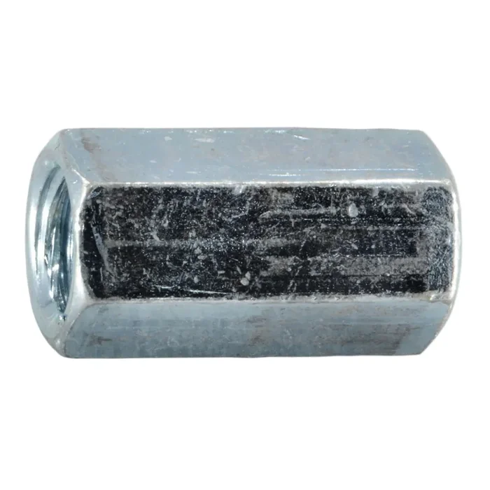 3/8″-16 to 1/4″-20 x 1-1/8″ Zinc Plated Steel Coarse Thread Coupling Nuts