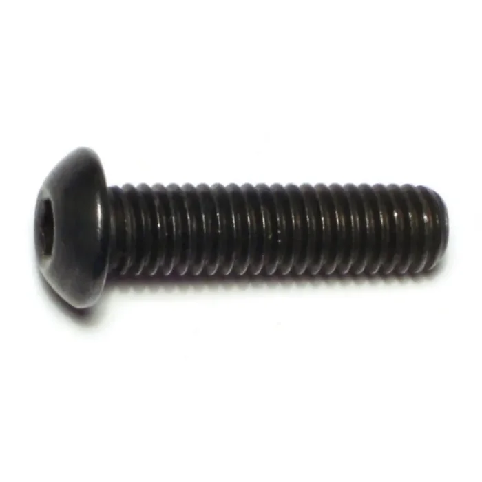 3/8″-16 x 1-1/2″ Plain Steel Coarse Thread Button Head Socket Cap Screws