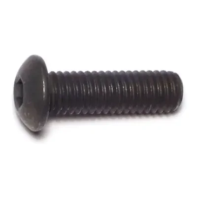 3/8″-16 x 1-1/4″ Plain Steel Coarse Thread Button Head Socket Cap Screws