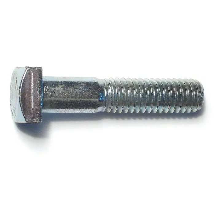 3/8″-16 x 1-3/4″ Zinc Plated Grade 2 / A307 Steel Coarse Thread Square Head Bolts