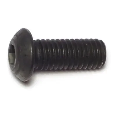 3/8″-16 x 1″ Plain Steel Coarse Thread Button Head Socket Cap Screws