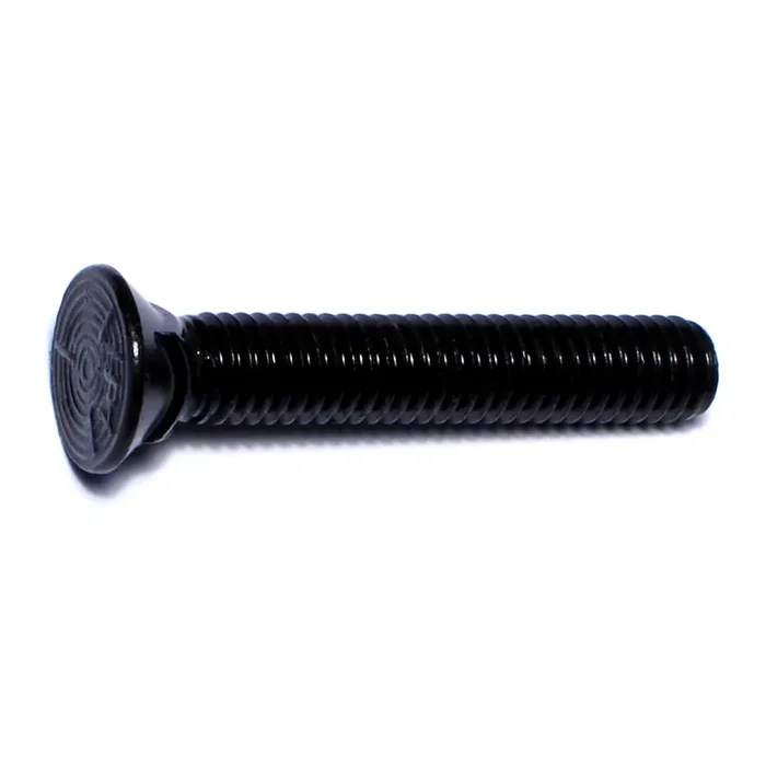 3/8″-16 x 2-1/4″ Plain Grade 5 Steel Coarse Thread Flat Head Plow Bolts