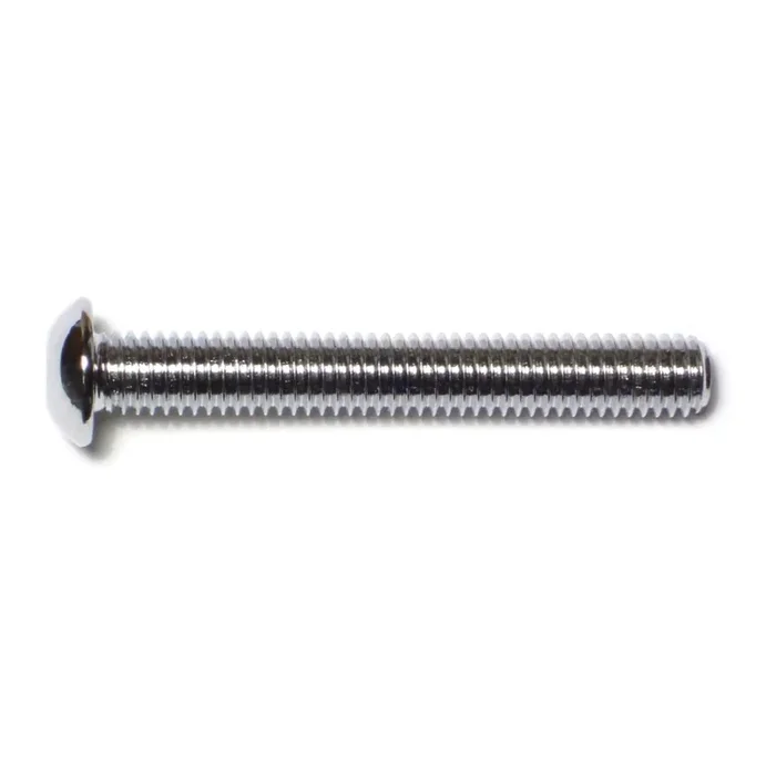 3/8″-16 x 2-3/4″ Chrome Plated Grade 8 Steel Coarse Thread Button Head Socket Cap Screws