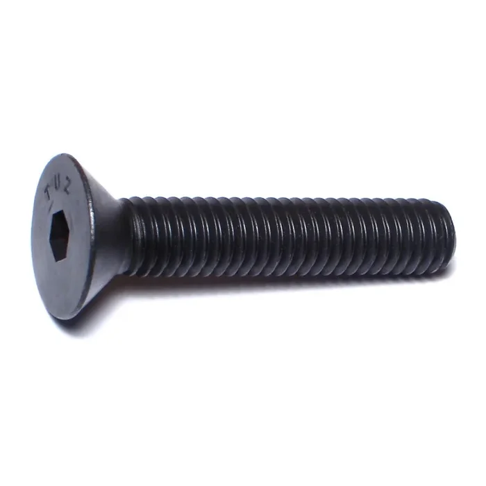 3/8″-16 x 2″ Plain Steel Coarse Thread Flat Head Socket Cap Screws