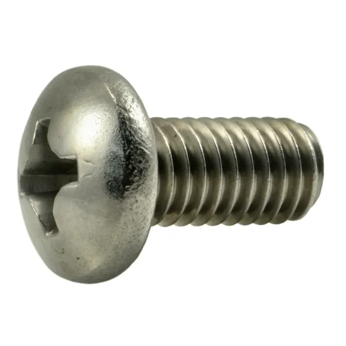 3/8″-16 x 3/4″ 18-8 Stainless Steel Coarse Thread Phillips Pan Head Machine Screws