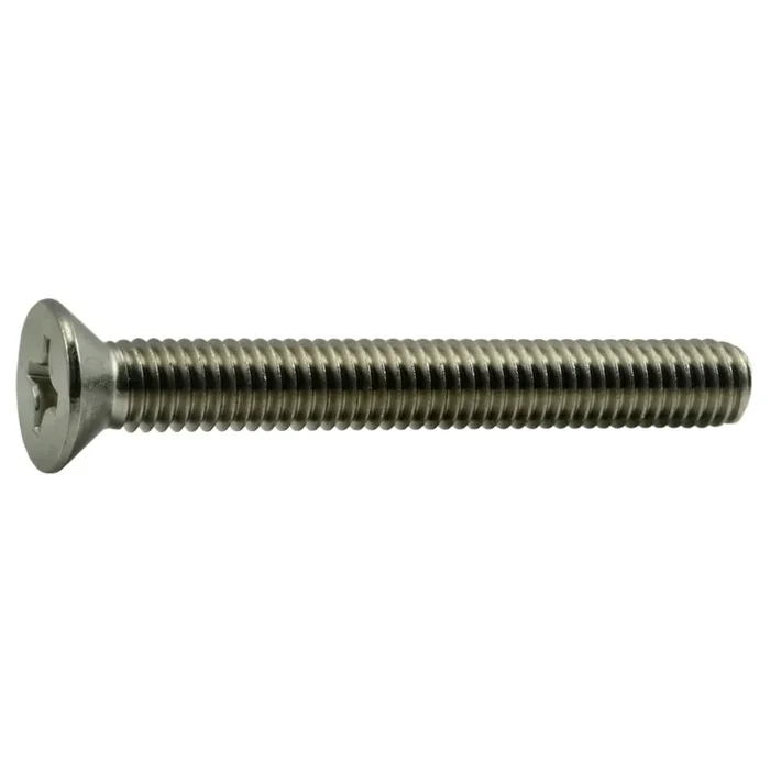 3/8″-16 x 3″ 18-8 Stainless Steel Coarse Thread Phillips Flat Head Machine Screws