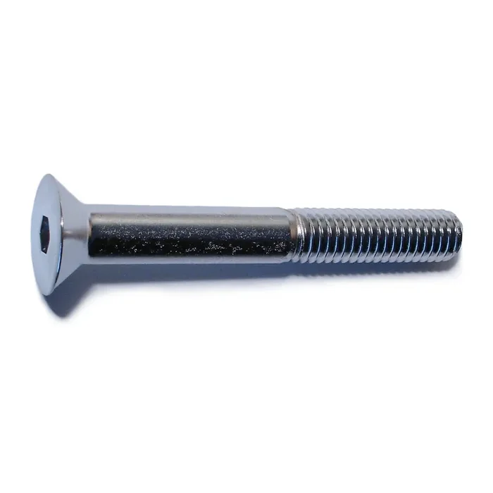 3/8″-16 x 3″ Chrome Plated Steel Coarse Thread Flat Head Socket Cap Screws