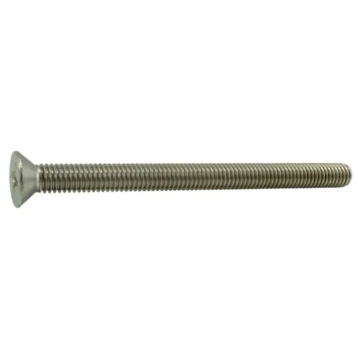3/8″-16 x 5″ 18-8 Stainless Steel Coarse Thread Phillips Flat Head Machine Screws