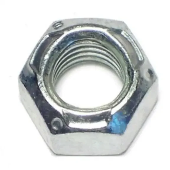 3/8″-16 Zinc Plated Grade 2 Steel Coarse Thread Lock Nuts