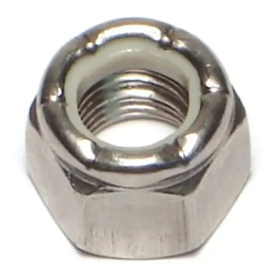 3/8″-24 18-8 Stainless Steel Fine Thread Nylon Insert Lock Nuts