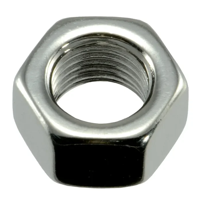 3/8″-24 Polished 18-8 Stainless Steel Grade 5 Fine Thread Hex Nuts