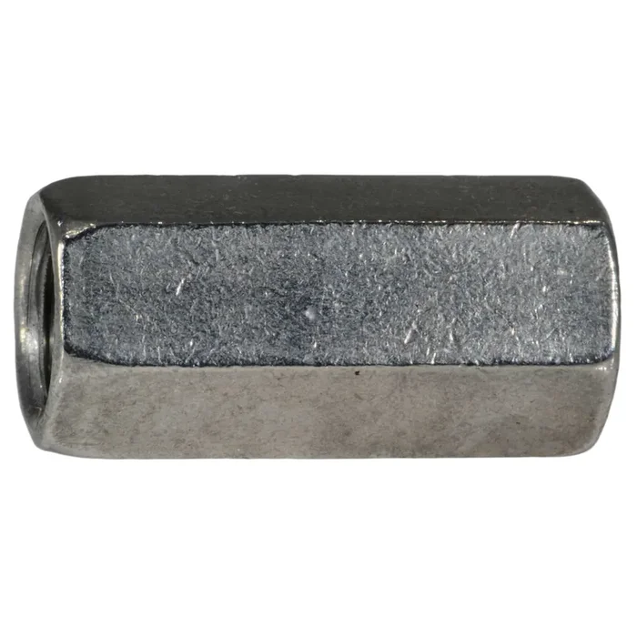 3/8″-24 x 1-3/16″ 18-8 Stainless Steel Fine Thread Coupling Nuts