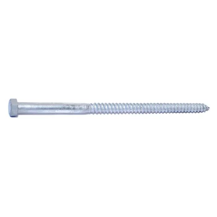 3/8″ x 8″ Hot Dip Galvanized Steel Hex Head Lag Screws