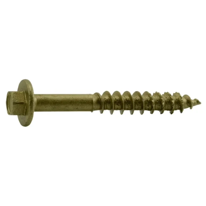 3/8 x 2-1/2″ Hex Head Tan Ledgerboard Saberdrive Screws Bucket (75 pcs.)